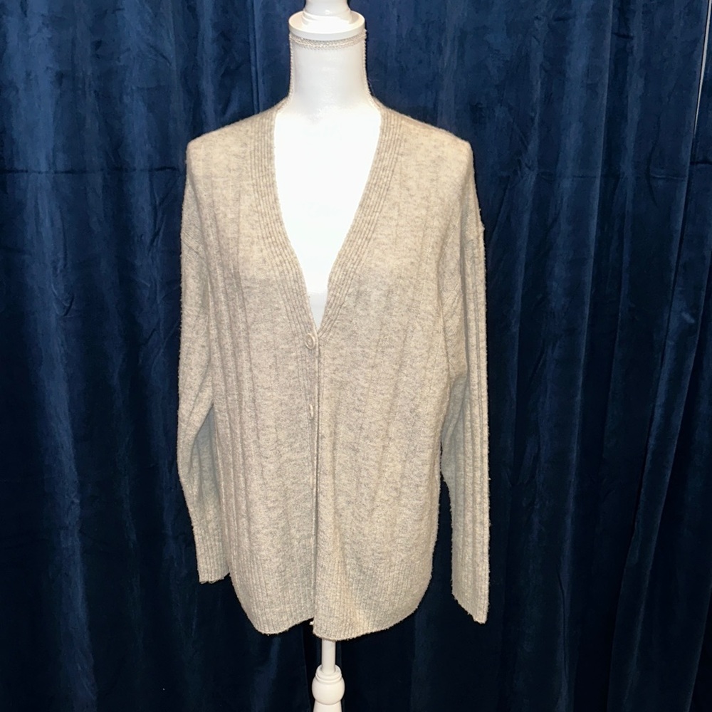 Extremely Soft Light Gray Cardigan for Women READ DETAILS